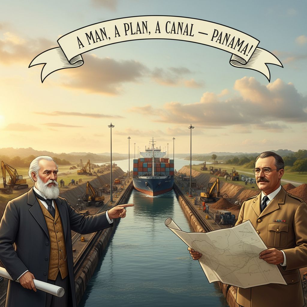 A man, a plan, a canal — Panama!