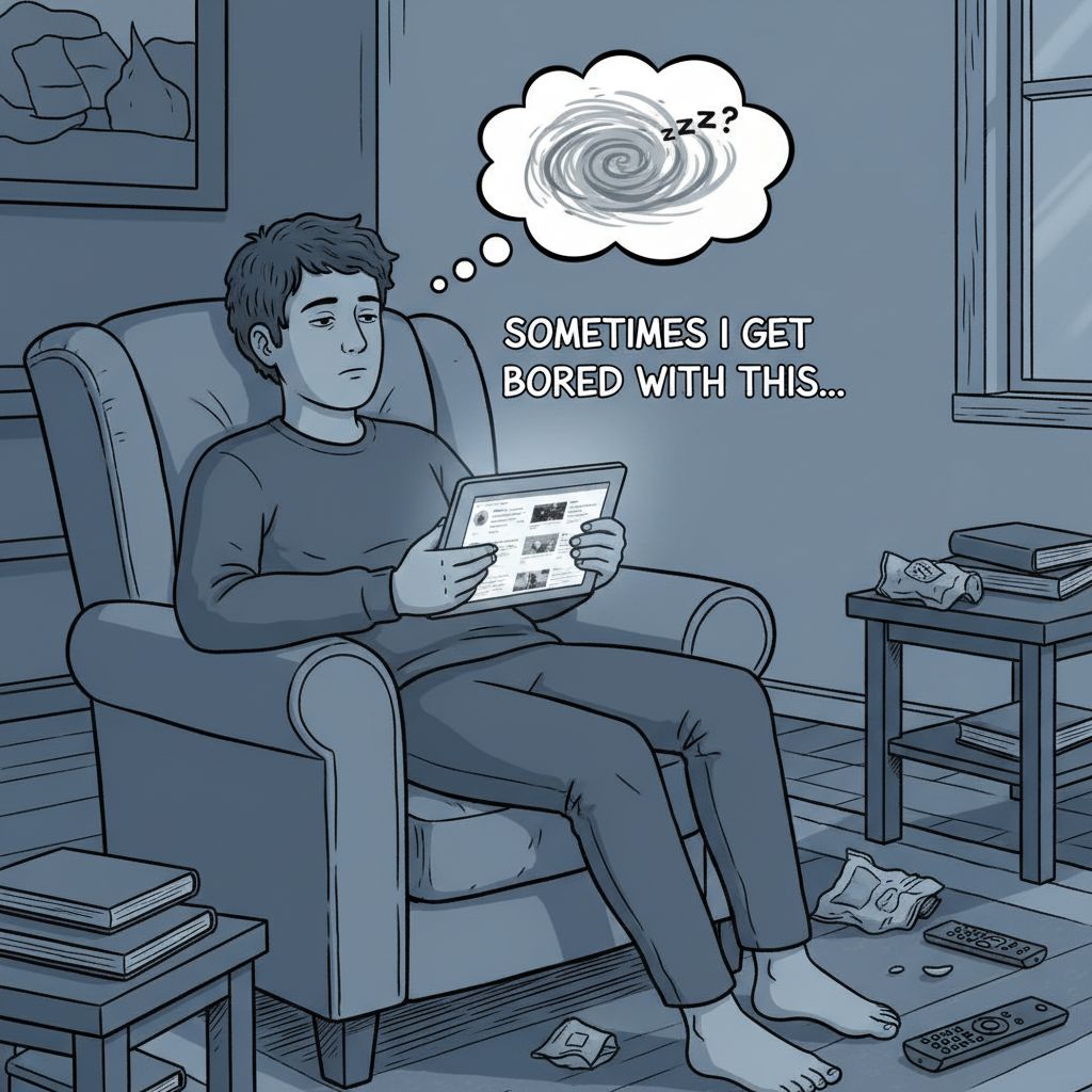 Sometimes I get bored with this